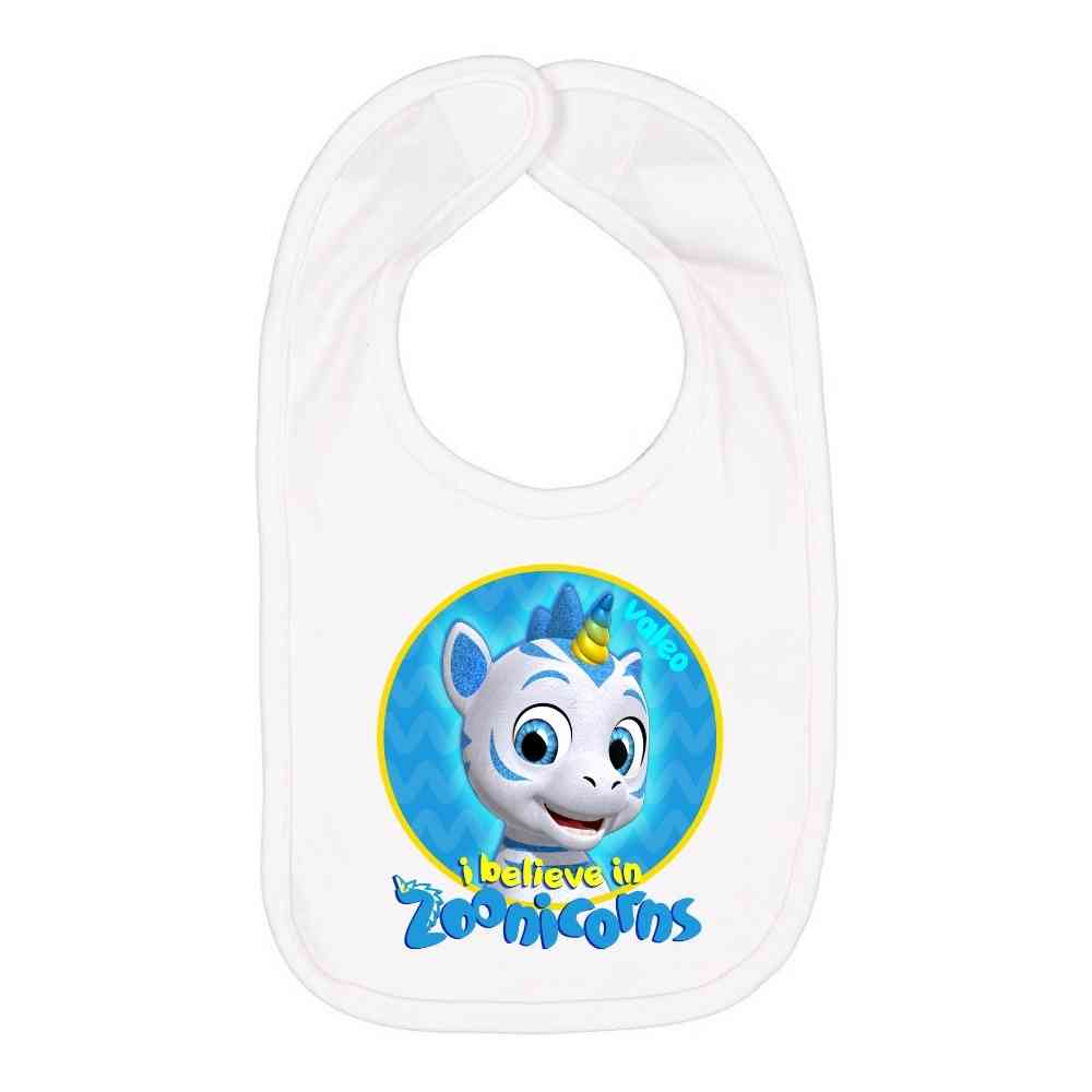 I Believe In Zoonicorns, Valeo, Infant Bib