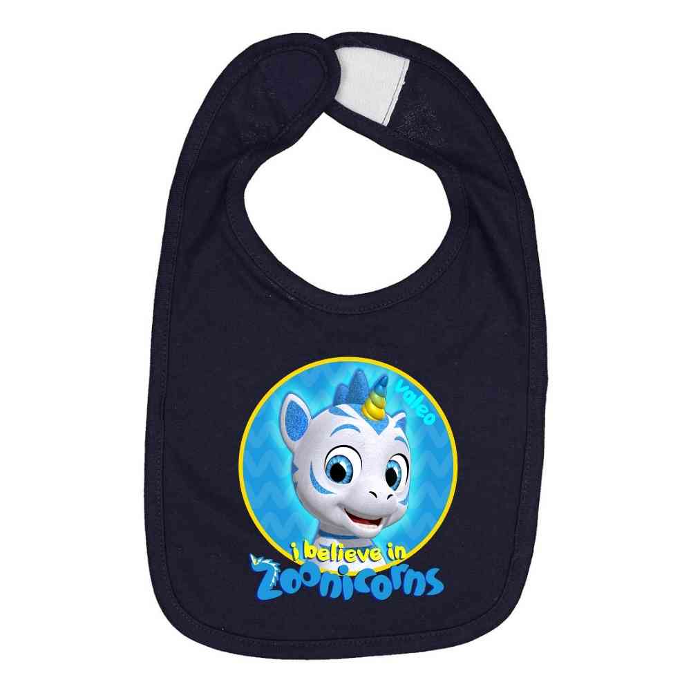 I Believe In Zoonicorns, Valeo, Infant Bib