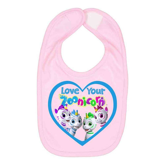 Love Your Zoonicorn, Group, Infant Bib