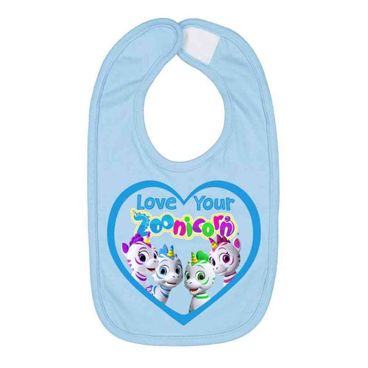 Love Your Zoonicorn, Group, Infant Bib