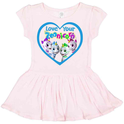 Love Your Zoonicorn, Group, Baby Dress