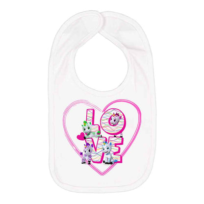 LOVE Zoonicorn, Infant Bib