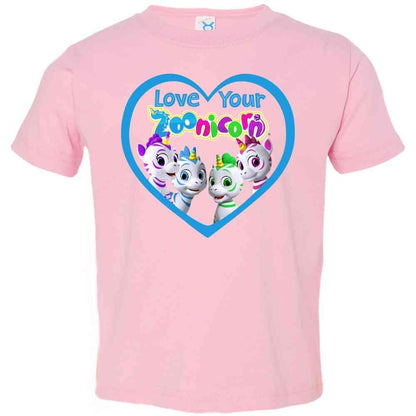 Love Your Zoonicorn, Group, Toddler Tee