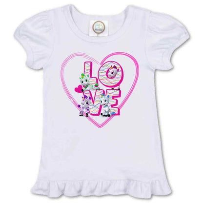 LOVE Zoonicorn, Ruffle Girl's Tee