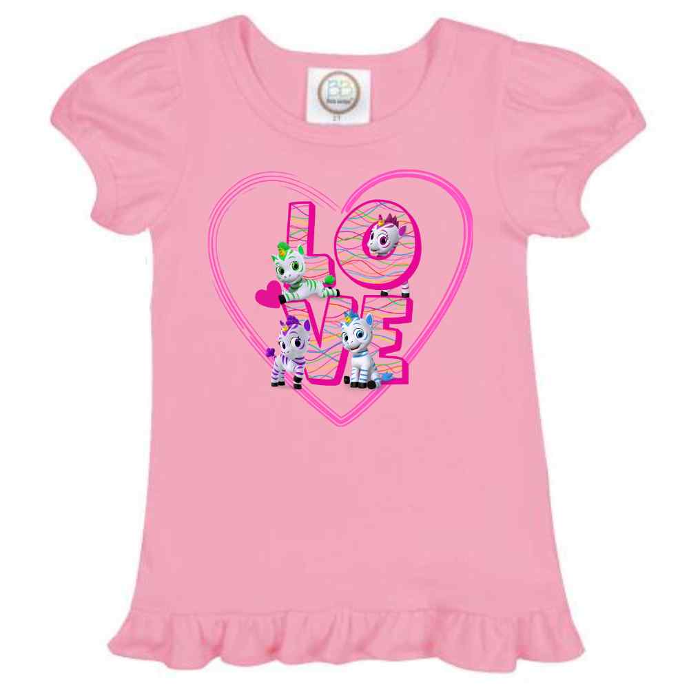 LOVE Zoonicorn, Ruffle Girl's Tee