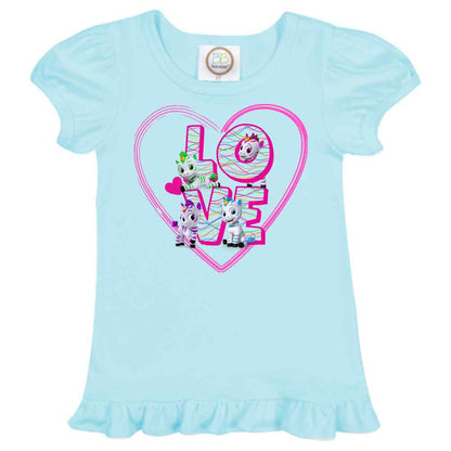 LOVE Zoonicorn, Ruffle Girl's Tee