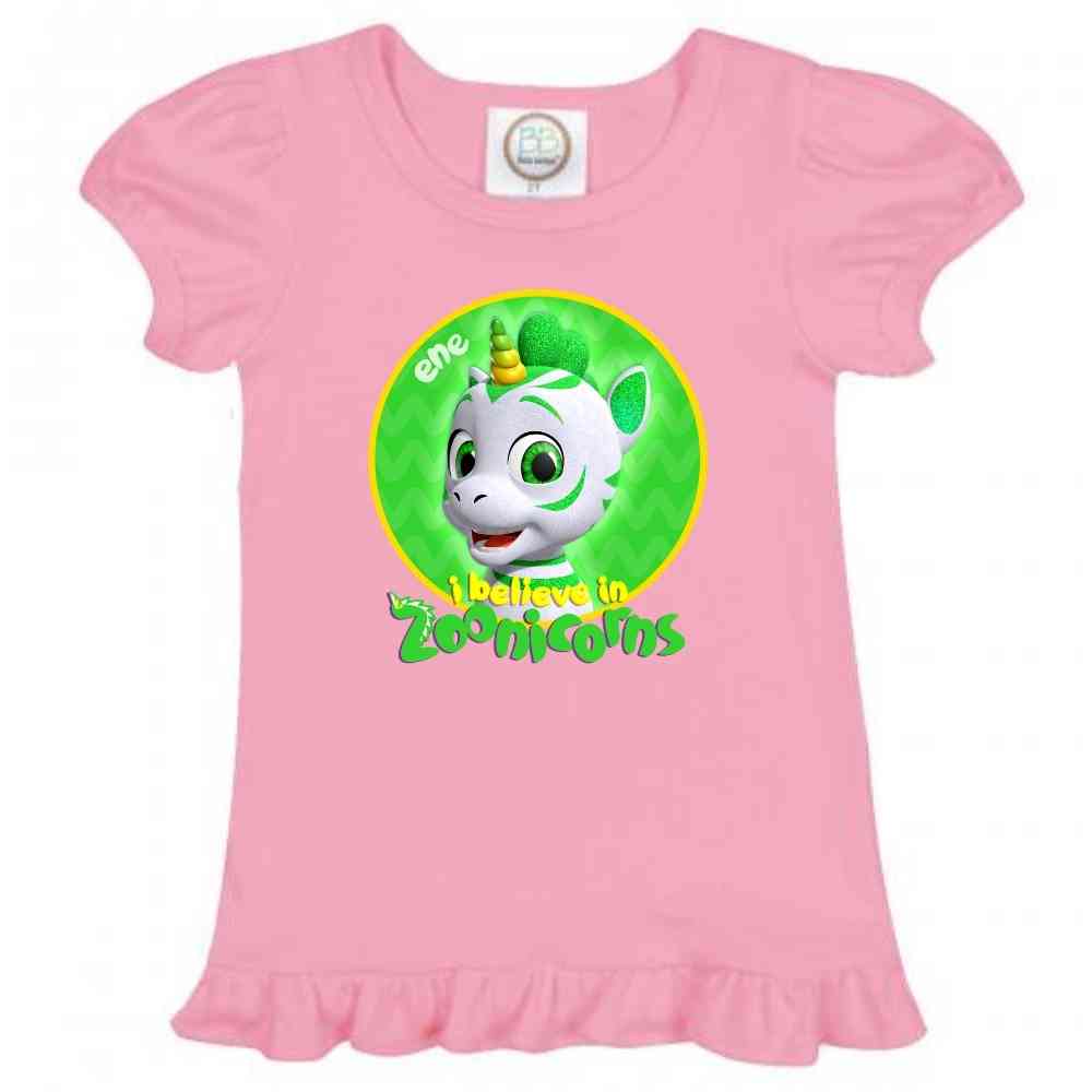 I Believe In Zoonicorns, Ene, Ruffle Girl's Tee