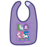 Love A Zoonicorn by Zoonicorn, Infant Contrast Trim Premium Jersey Bib
