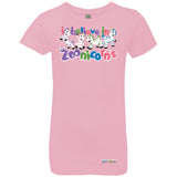 I Believe in Zoonicorns by Zoonicorn, Girls’ Princess Crew T-Shirt