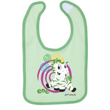 Ene Swirl by Zoonicorn, Infant Contrast Trim Premium Jersey Bib