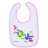 Zig Zag Love by Zoonicorn, Infant Contrast Trim Premium Jersey Bib