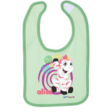 Aliel Swirl by Zoonicorn, Infant Contrast Trim Premium Jersey Bib