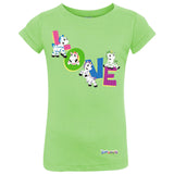 Zig Zag Love by Zoonicorn, Toddler Girls Fine Jersey T-Shirt