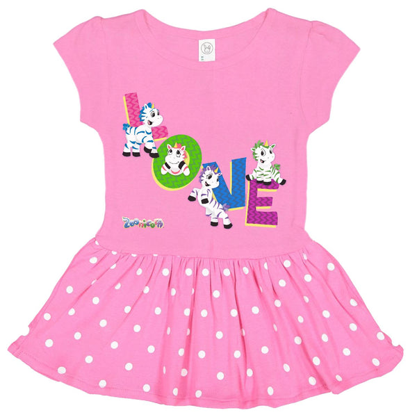 Zig Zag Love by Zoonicorn, Infant Baby Rib Dress