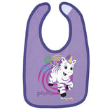 Promi Swirl by Zoonicorn, Infant Contrast Trim Premium Jersey Bib