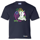 Ene Swirl by Zoonicorn, Short Sleeve Youth T-Shirt