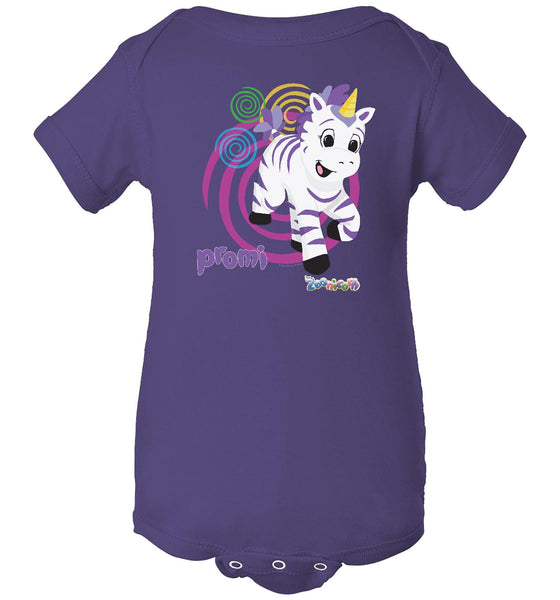 Promi Swirl by Zoonicorn, Infant Short Sleeve Baby Rib Body Suit
