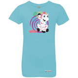 Aliel Swirl by Zoonicorn, Girls’ Princess Crew T-Shirt
