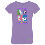 Love A Zoonicorn by Zoonicorn, Toddler Girls Fine Jersey T-Shirt