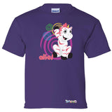 Aliel Swirl by Zoonicorn, Short Sleeve Youth T-Shirt