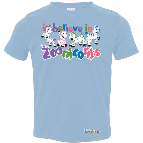 I Believe in Zoonicorns by Zoonicorn, Toddler Fine Jersey T-Shirt