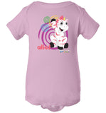 Aliel Swirl by Zoonicorn, Infant Short Sleeve Baby Rib Body Suit