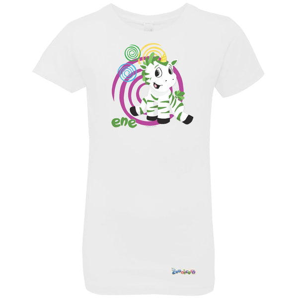 Ene Swirl by Zoonicorn, Girls’ Princess Crew T-Shirt