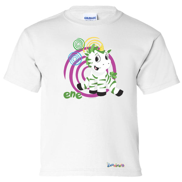 Ene Swirl by Zoonicorn, Short Sleeve Youth T-Shirt