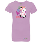 Aliel Swirl by Zoonicorn, Girls’ Princess Crew T-Shirt