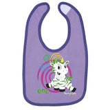 Ene Swirl by Zoonicorn, Infant Contrast Trim Premium Jersey Bib