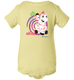 Aliel Swirl by Zoonicorn, Infant Short Sleeve Baby Rib Body Suit