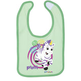 Promi Swirl by Zoonicorn, Infant Contrast Trim Premium Jersey Bib