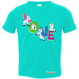 Zig Zag Love by Zoonicorn, Toddler Fine Jersey T-Shirt