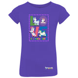Love A Zoonicorn by Zoonicorn, Toddler Girls Fine Jersey T-Shirt