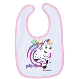 Promi Swirl by Zoonicorn, Infant Contrast Trim Premium Jersey Bib