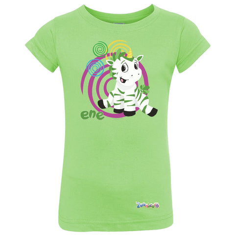 Ene Swirl by Zoonicorn, Toddler Girls Fine Jersey T-Shirt
