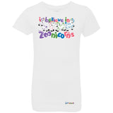 I Believe in Zoonicorns by Zoonicorn, Girls’ Princess Crew T-Shirt