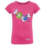 Zig Zag Love by Zoonicorn, Toddler Girls Fine Jersey T-Shirt