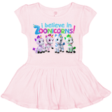 I Believe In Zoonicorns, Group, Toddler Dress