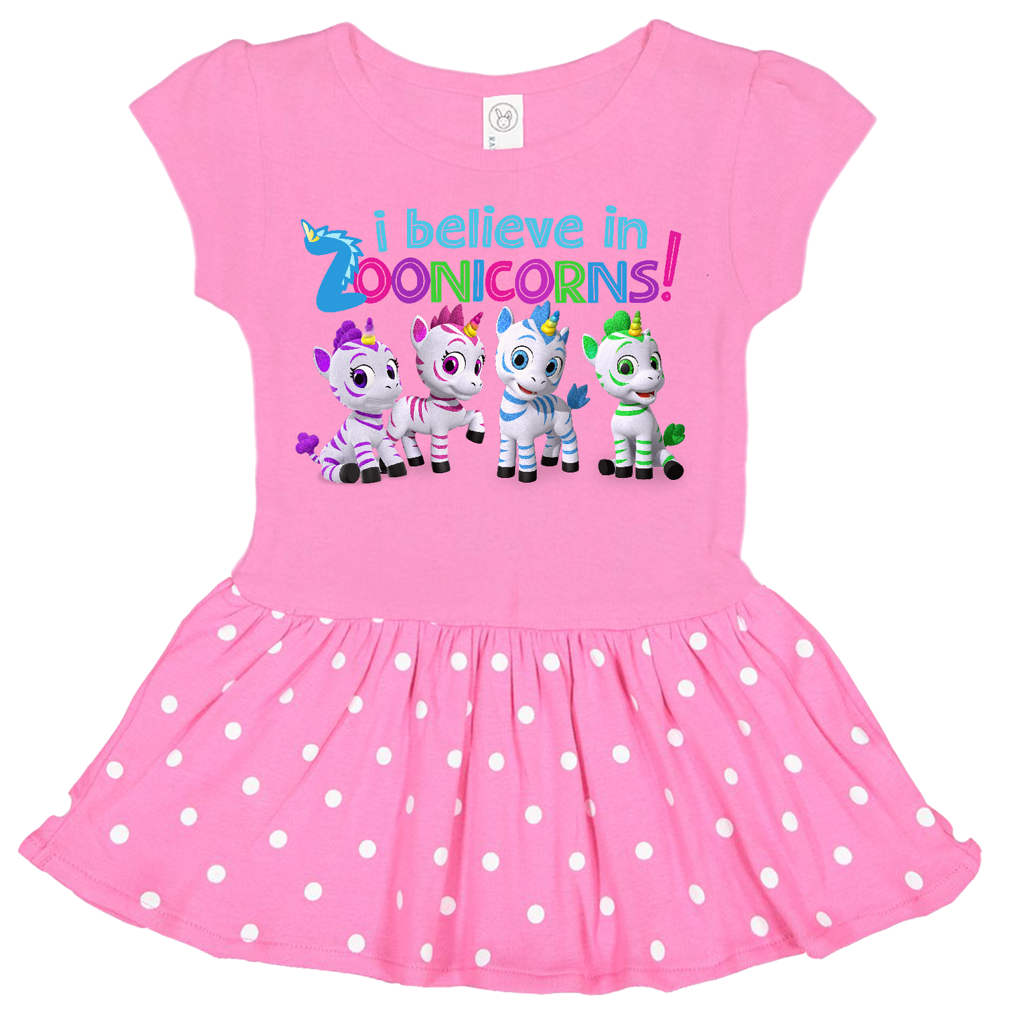 I Believe In Zoonicorns, Group, Toddler Dress