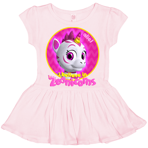 I Believe In Zoonicorns, Aliel, Toddler Dress