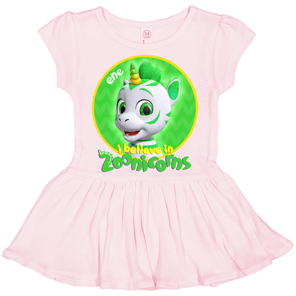 I Believe In Zoonicorns, Ene, Toddler Dress