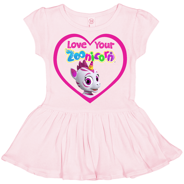 Love Your Zoonicorn, Aliel, Toddler Dress