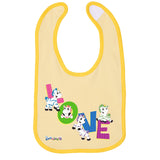 Zig Zag Love by Zoonicorn, Infant Contrast Trim Premium Jersey Bib