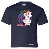 Aliel Swirl by Zoonicorn, Short Sleeve Youth T-Shirt