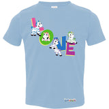 Zig Zag Love by Zoonicorn, Toddler Fine Jersey T-Shirt