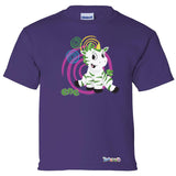 Ene Swirl by Zoonicorn, Short Sleeve Youth T-Shirt