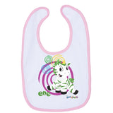 Ene Swirl by Zoonicorn, Infant Contrast Trim Premium Jersey Bib