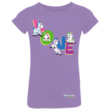 Zig Zag Love by Zoonicorn, Toddler Girls Fine Jersey T-Shirt