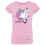 Promi Swirl by Zoonicorn, Toddler Girls Fine Jersey T-Shirt